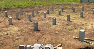 Фундамент на забивных жб сваях под ключ в Воркуте - фундамент из забивных железобетонных свай цена от 3112 руб/м2